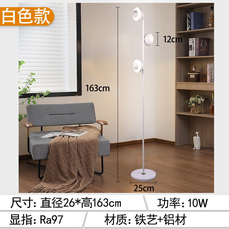 Minimalist floor lamp for living room - designer creative modern simple bedroom study ambient light - freestanding lamp for beside sofa
