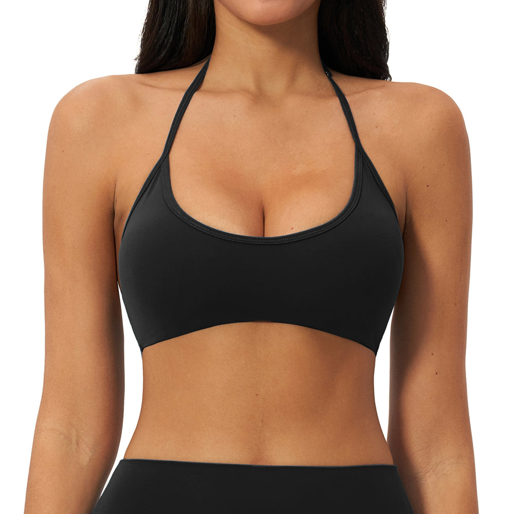 Seventy billion new backless bra shockproof quick-dry compression sports bra for outdoor fitness and running - model 2551