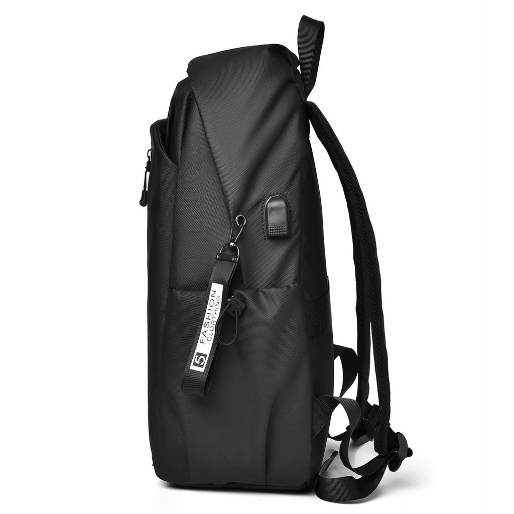 Simple backpack 16-inch men's and women's casual backpack, junior high school college student fashion trend backpack