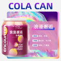 Coke can solid car air freshener - no flame, long-lasting scent for car interior