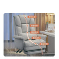 Home comfort ergonomic gaming chair with adjustable height, backrest, and lumbar support - perfect for business, office, and home use