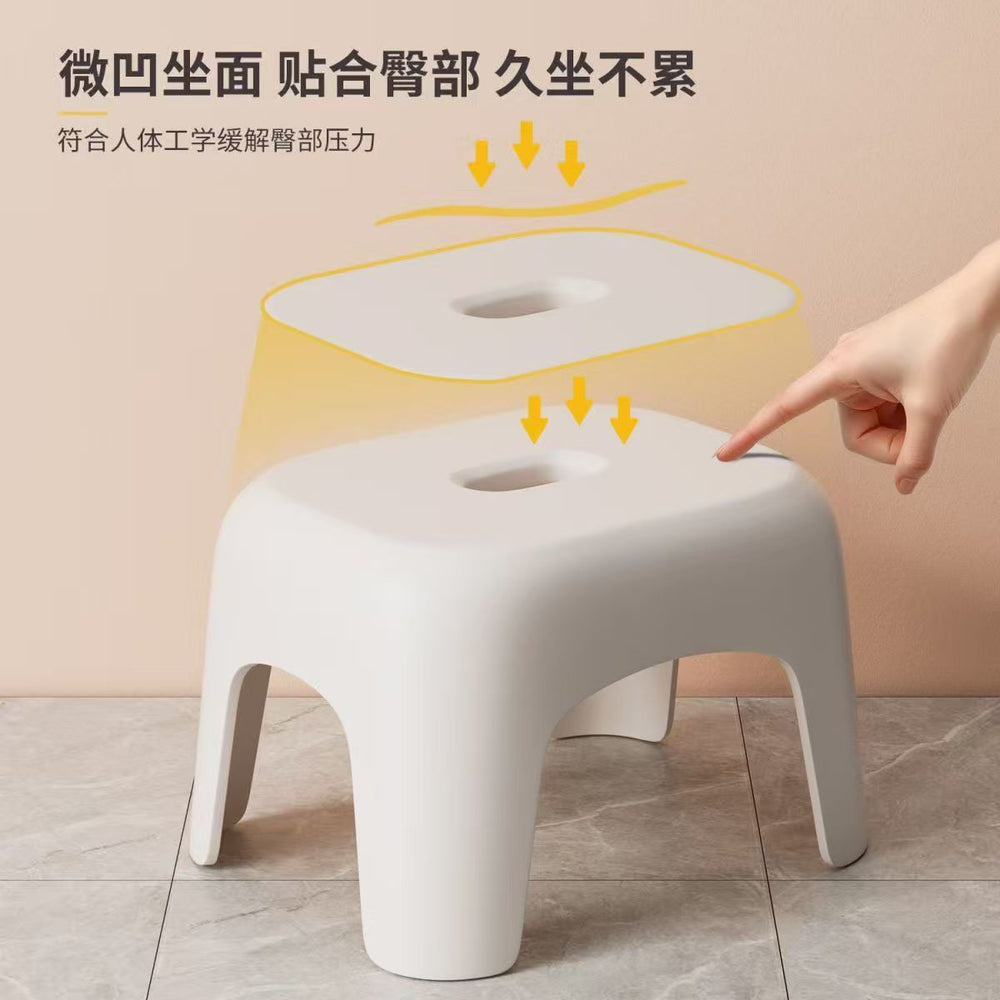 Plastic stool kids washbasin step stool for homethickened small stool adult non-slip stool shoe changing stool low stool