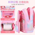 school bag kids school bag primary school student school ultra-light weight-reducing girl's three-piece backpack