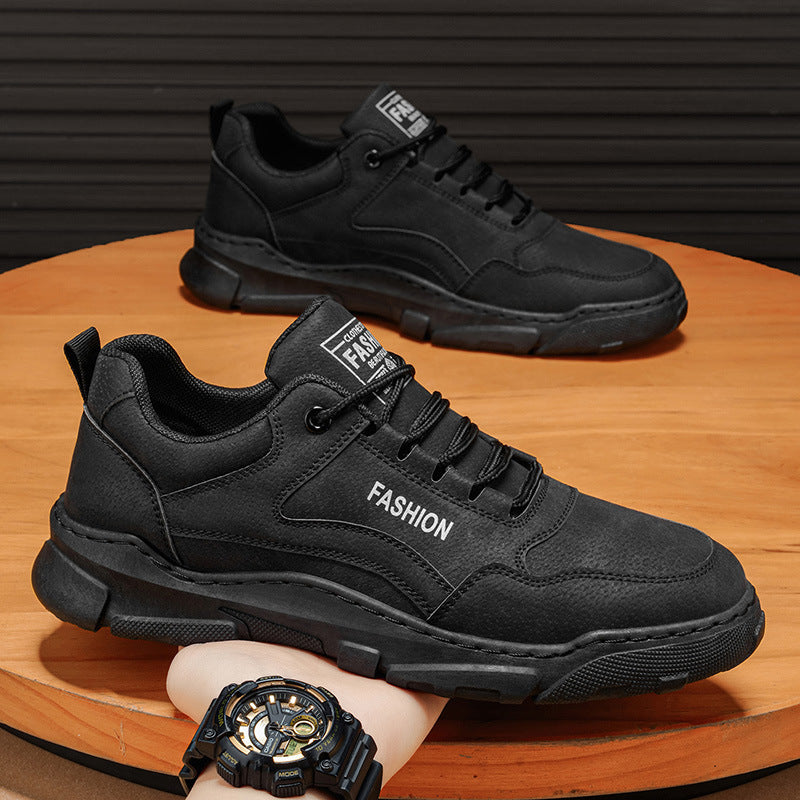 Workwear men's shoes 2026new arrivalspring sneakers trendy shoes lightweight non-slip construction site work abrasion resistant breathable labor protection shoes for men