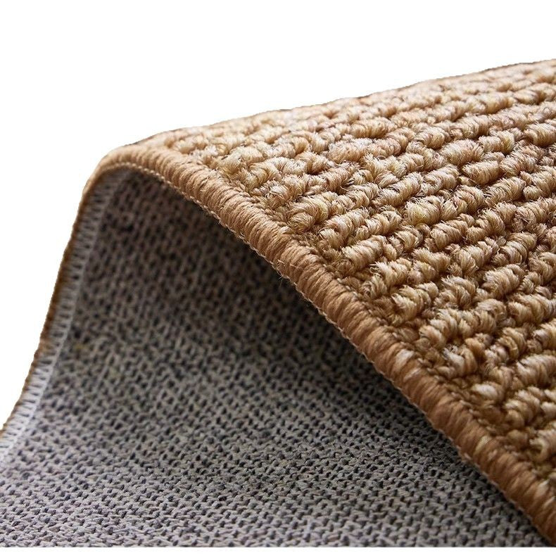 Imitation sisal anti-cat scratching carpet living room photo studio bedroom bedside japanese style tatami pure color linen photo mat