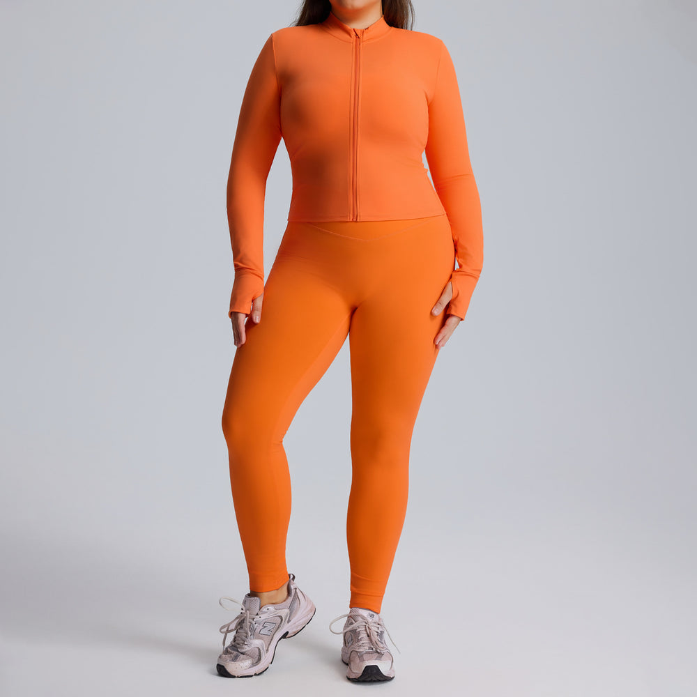 European and american plus size long sleeve yoga outfit set - women's high elasticity quick-dry activewear three-piece set - new autumn/winter fitness apparel