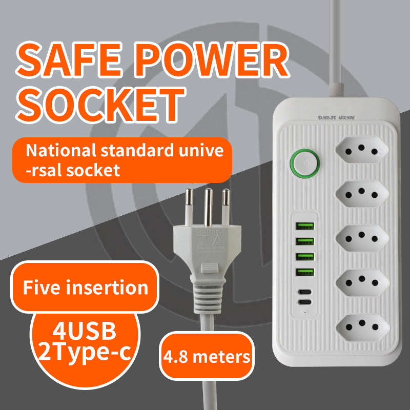 Brazilian power strip brazilian regulations south american power strip electrical export usb power strip brazilian standard power strip chilean socket plug