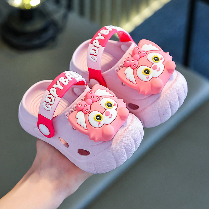 Kids' clogs: summer indoor anti-slip cartoon sandals for girls and boys (toddler to big kid sizes) - perfect for indoor use, outdoor wear, and beach days