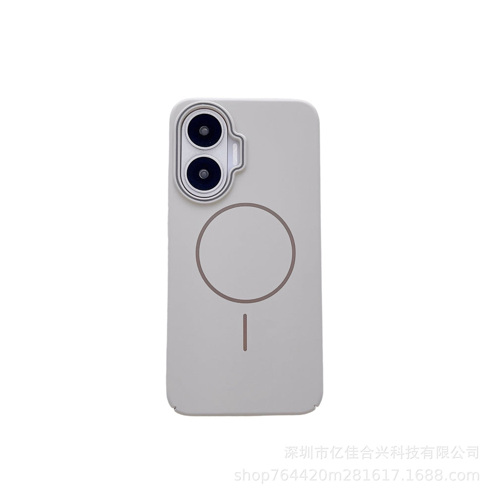 Soft pc color matching magnetic suction suitable for xiaomi 17promax mobile phone case redmi turbo4 skin feel anti-fall protective cover
