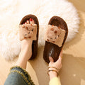 Cute capybara slippers - new autumn/winter collection: stylish, warm, and cozy fuzzy cotton slippers for indoor and outdoor wear