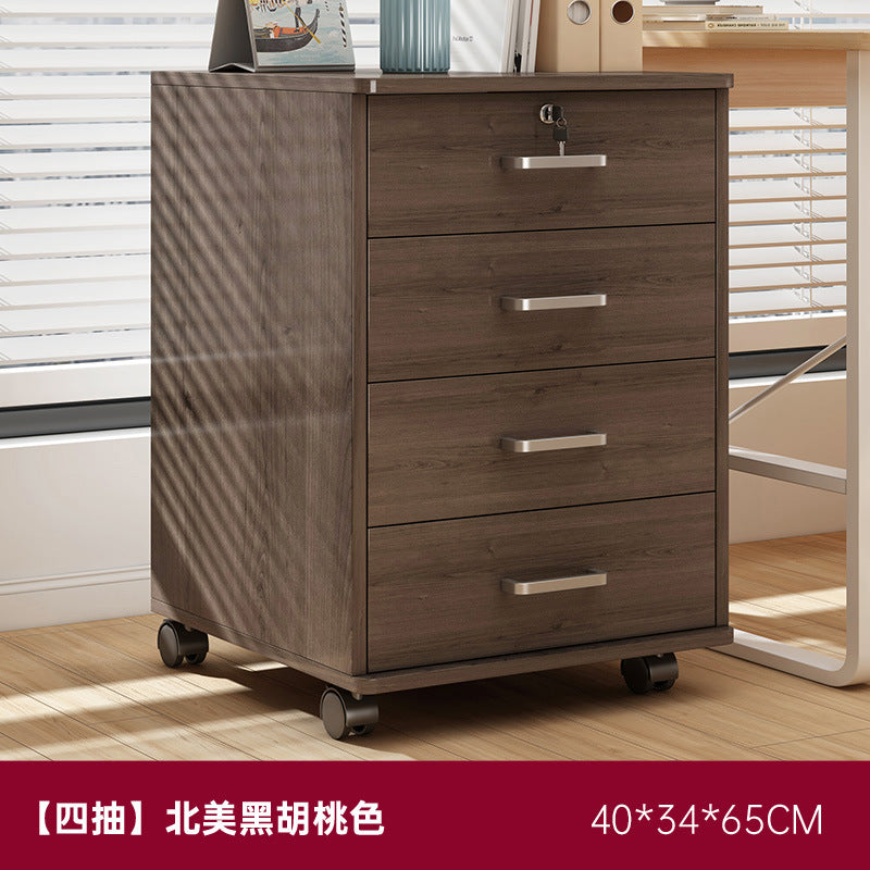 Filing cabinet office cabinet under the file table storage cabinet with lock storage cabinet office wooden drawer cabinet movable low cabinet