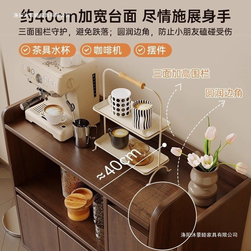 Sideboard storage cabinet, wall-mounted integrated cabinet, for home wall-mounted tea cabinet, coffee cabinet, living room locker, meal preparation cabinet