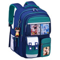 New nezha backpack for elementary school students, grades 1-6, lightweight, spine-protecting, load-reducing, large capacity for boys and girls