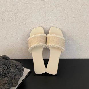 Fairy wind summer retroelegant cross strap roman shoes beach shoes soft bottom open toe one strap sandals women