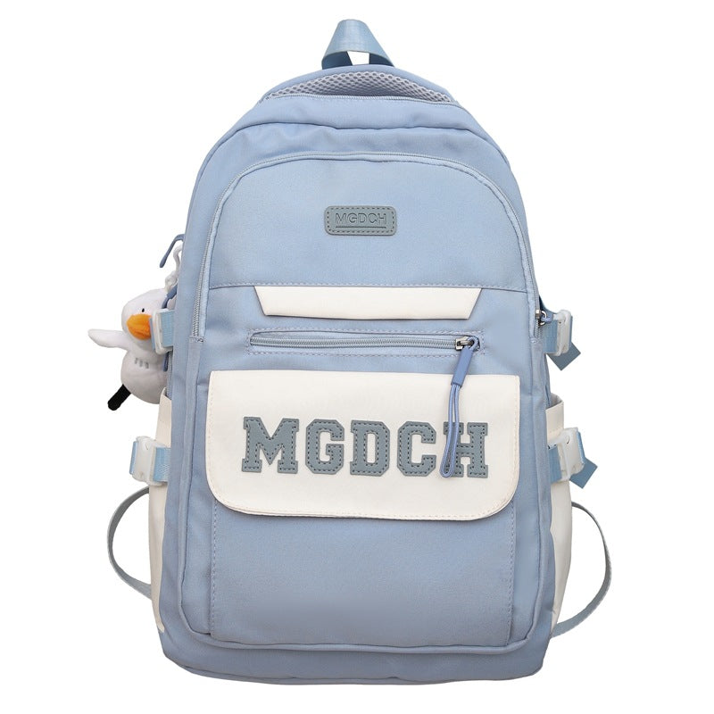 2024 new backpack for students, high school students, large capacity Japanese Huajirong schoolbag, trendy fashion backpack, double shoulder