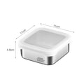 304 stainless steel small lunch box - freezer rice portioning container, quantified weight loss, mixed grain bento box, fruit refrigerator fresh-keeping container