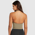Naked bubble wrap push-up anti-sagging sling beautiful back fitness tops vest yoga bra halter sports intimates women