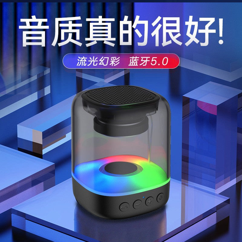 3052 bluetooth 5.0 speaker - stylish portable wireless speaker for home, outdoor, and on-the-go use