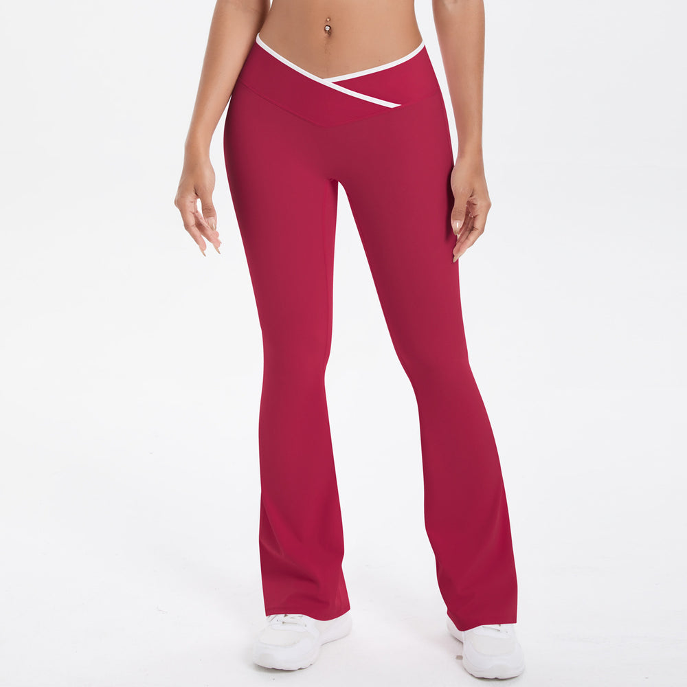 New arrival nude contrast colorpatchwork yoga clothes quick-drying tight butt lifting sports multi-piece set outdoor running fitness suit