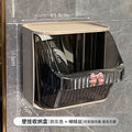 Milk gray-square storage box [including bows]
