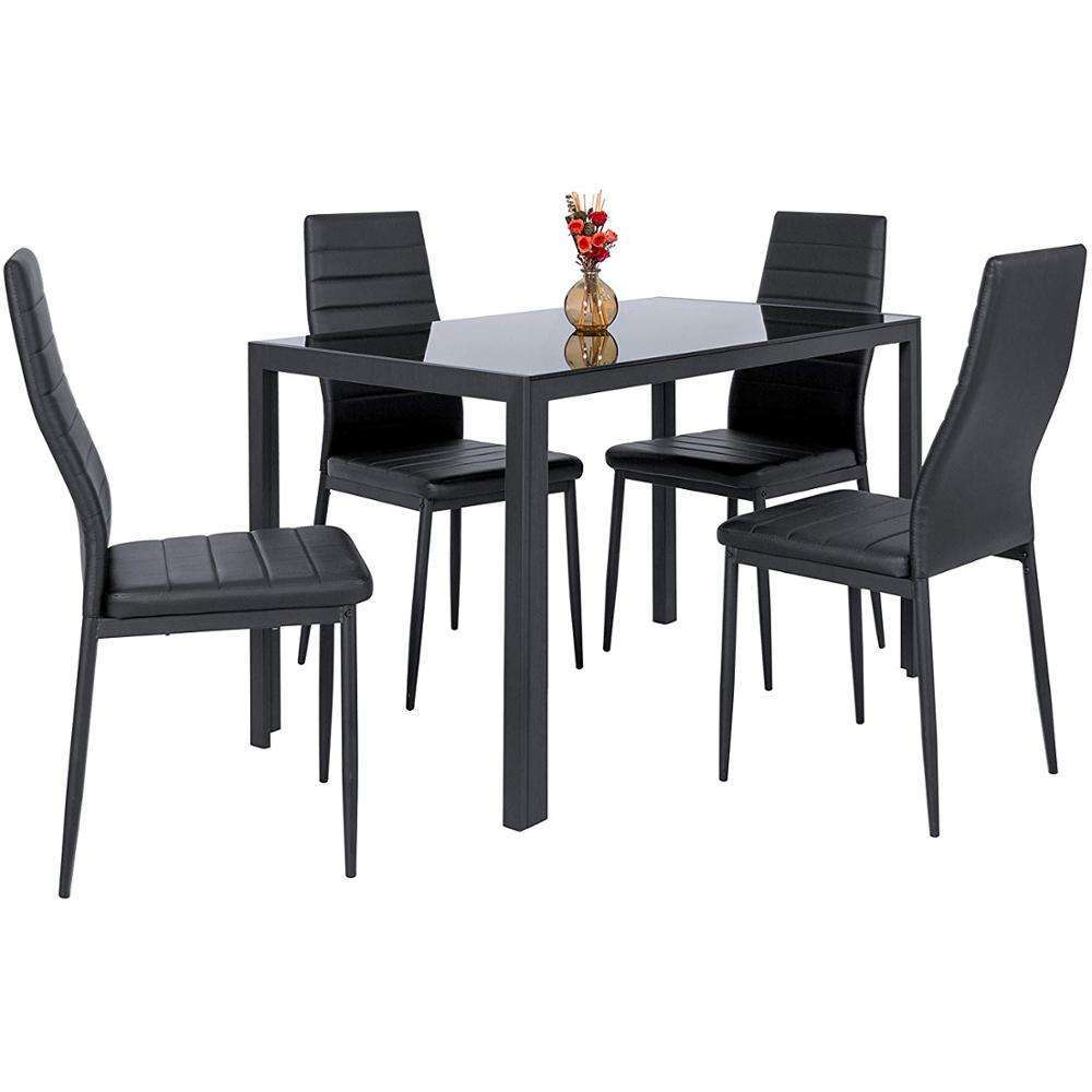 Export complete set of dining tables and chairs transparent tempered glass table rectangular dining table and chairs dining tables