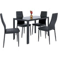 Export complete set of dining tables and chairs transparent tempered glass table rectangular dining table and chairs dining tables