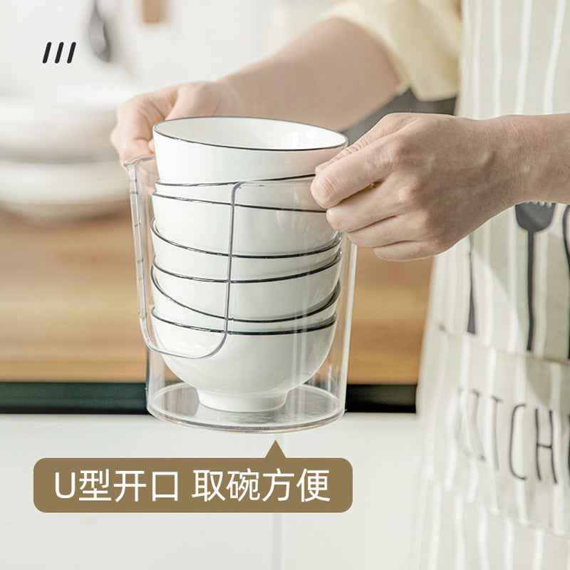 Dish Storage Rack Kitchen Dish Storage Box Cabinet Built-in Cutlery Dish Rack Small Dish Rack