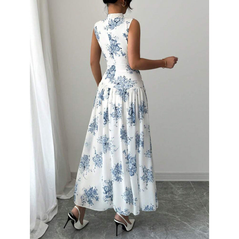 Ebay european and american cross-border foreign trade women's dress mid-length skirt