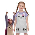 Rumi same style nightgown kpop witch girl girl cute cosplay bear and toot train dress
