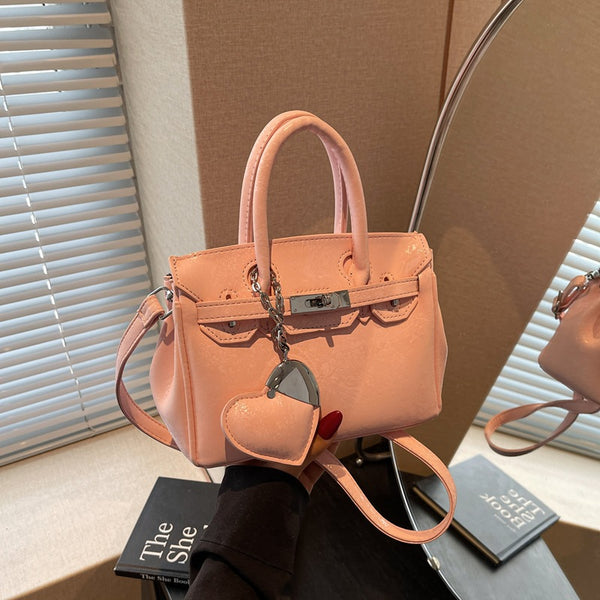 Premium sense portable Kelly bag women's 2025 spring and summer new fashion casual shoulder bag niche simple messenger women's bag