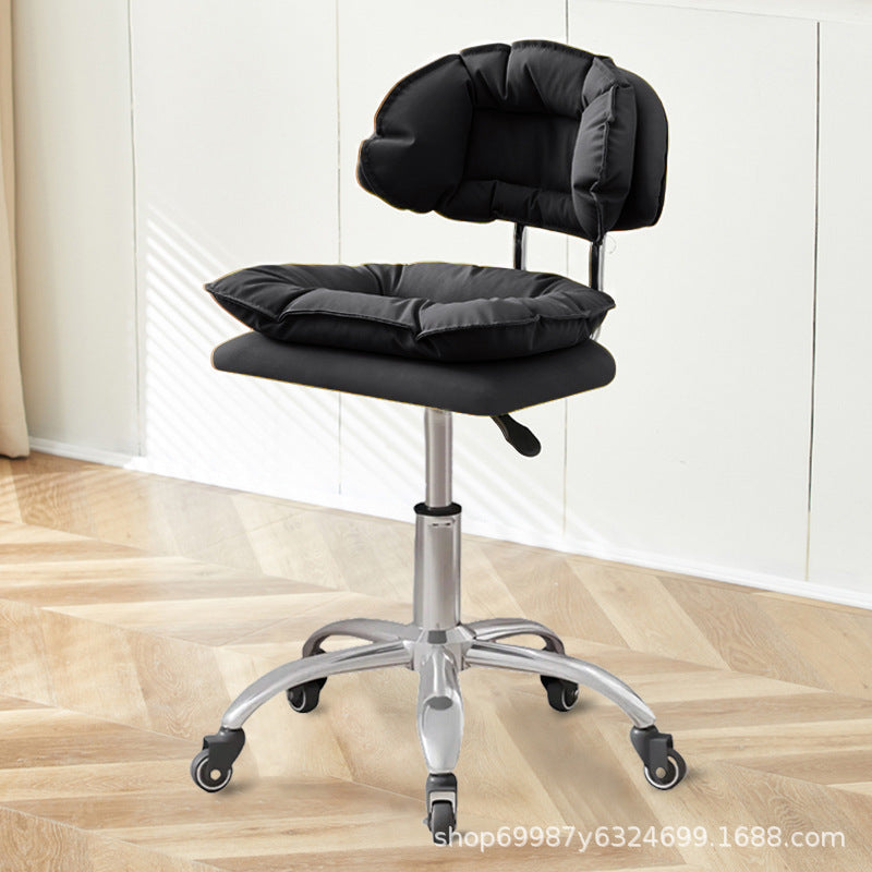 Beauty Chair Nail Art Eyelash Stool Barber Shop Backrest Lifting Chair Household Girls Bedroom Dressing Stool