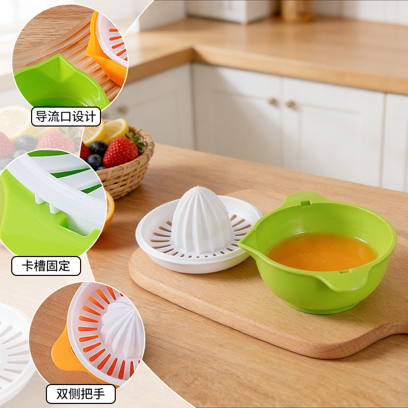 Creative manual juicer - convenient, mini, and practical fruit juicer for kitchen home use - fruit separation juicing - wholesale
