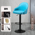 Bar chair adjustablerotate modern casual backrest bar stool for home front desk bar accessible luxury chair high stool