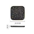 8inch square plate-c type