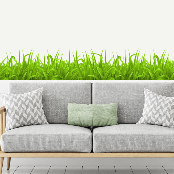 summer fresh grass bedroom room living room sticker painting wall decoration sticker wholesale  explosion