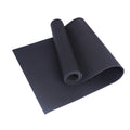 Pvc high-density yoga mat non-slip widened extra large fitness black mat floor mat thickened wholesale for home factory 6mm