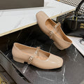 2026 fashion mary jane shoes, chanel-inspired women's retro flats, elegant low-cut shoes, versatile mary janes