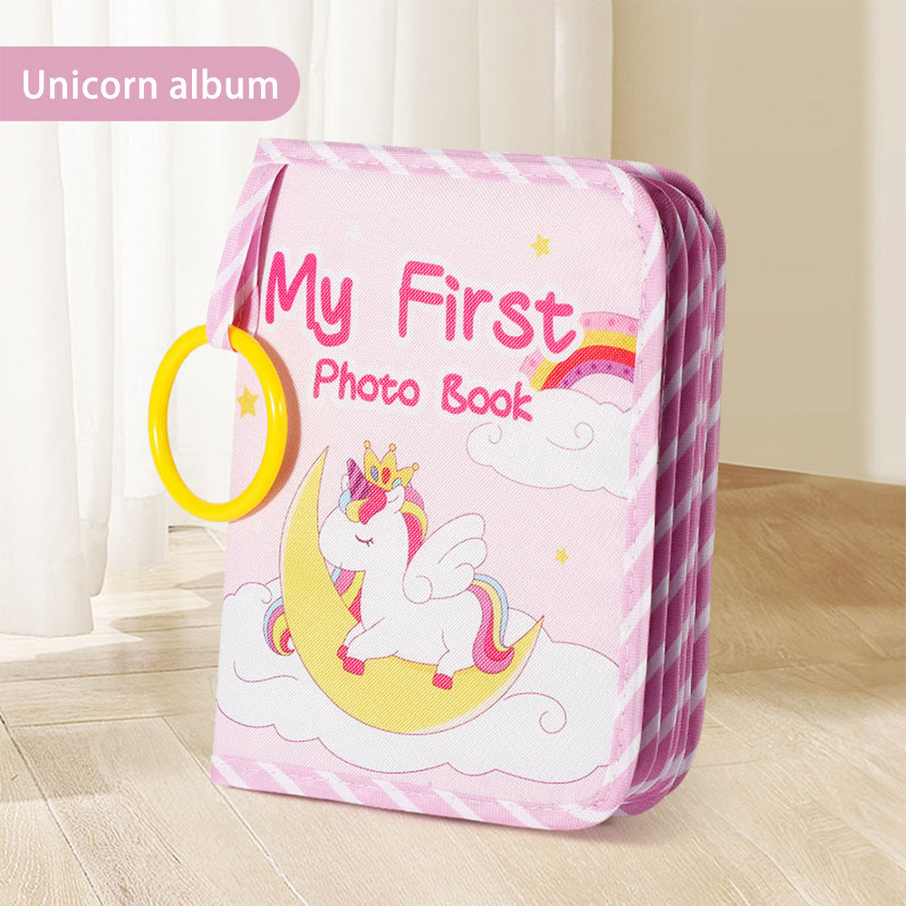bestseller: baby cloth book - a baby's first photo album, educational early learning interactive toy, newborn keepsake