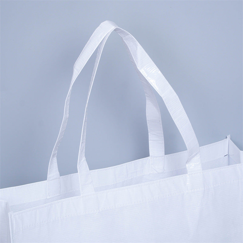 Coke bottle recycling RPET Lixin cloth environmental protection bag double-sided coated waterproof thick shopping bag can be printed with logo pattern