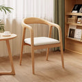 Designer ash back dining chair scandinavian solid wood book chair armrest seat study chair horn chair president chair