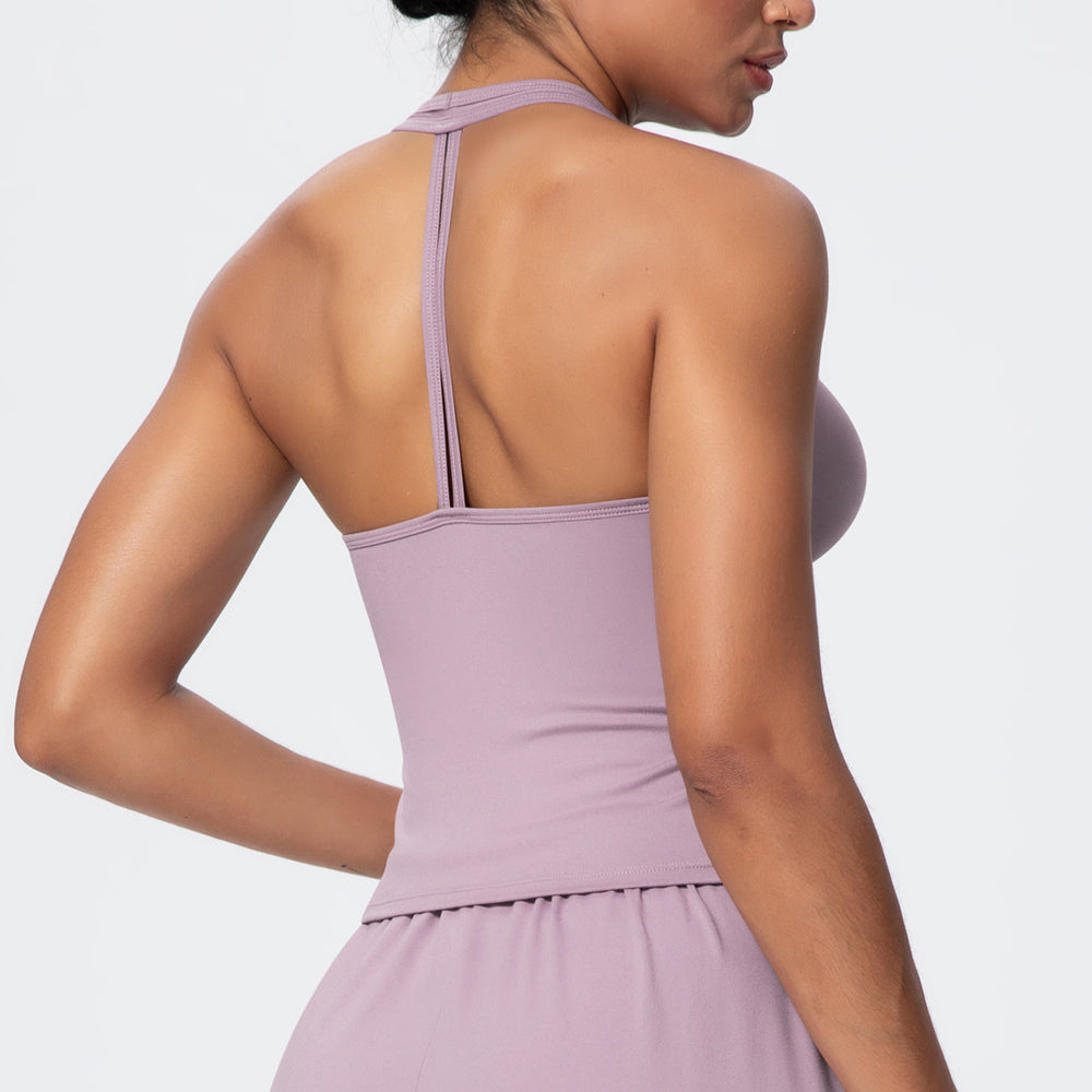 New arrival: solid color brushed microfiber breathable high-stretch yoga set - 3-piece workout outfit for running, fitness, and yoga