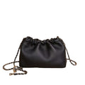 This year's trendy gold chain shoulder bag for women, 2024's new cloud-shaped pleated bag, genuine leather single-shoulder crossbody bag, fashionable