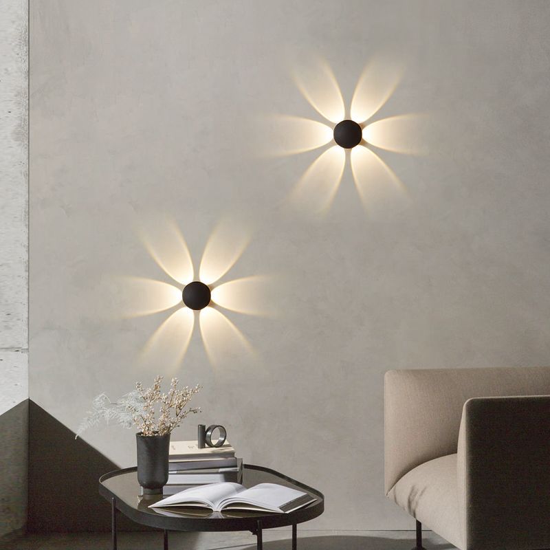 Minimalist wall sconce - nordic art living room background wall light - stairway, hallway, corridor wash wall lamp - creative bedroom bedside lamp