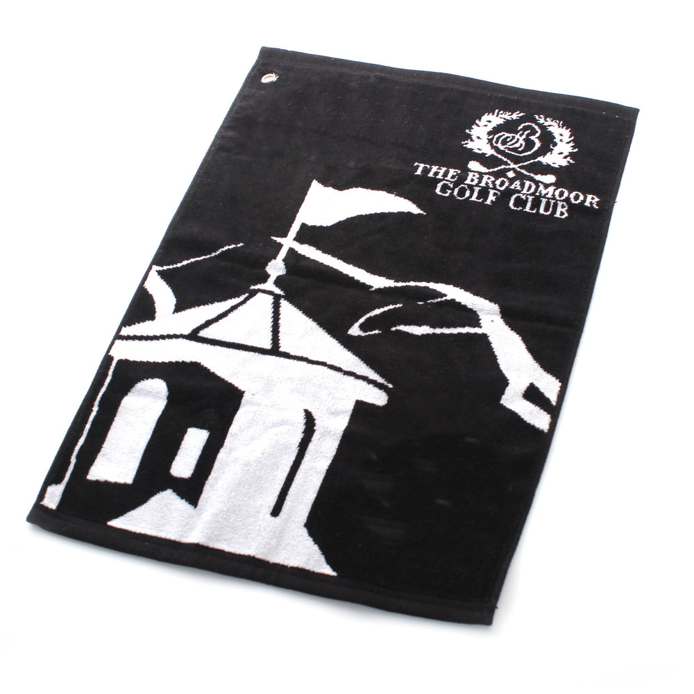 Manufacturer small batch personalized production of golf towels, cut velvet jacquard, yarn-dyed hanging rings, zipper pockets, printing jacquard