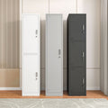 Single door locker iron storage cabinet employee dormitory gym bathroom office steel small lockable narrow cabinet