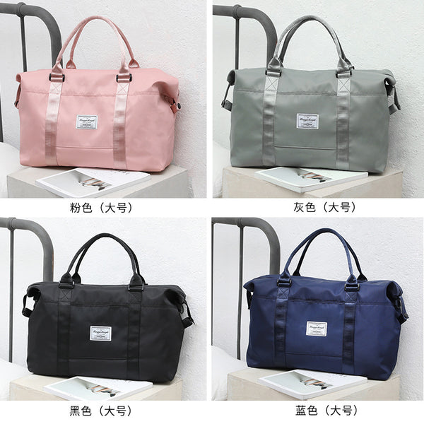 Wear-resistant portable luggage bag dry and wet separation fitness sports bag business trip large capacity travel folding travel bag wholesale