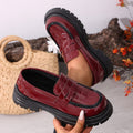 spring new arrival: plus-size chunky sole loafers for women (sizes 35-43). wholesale available. dropshipping to  and