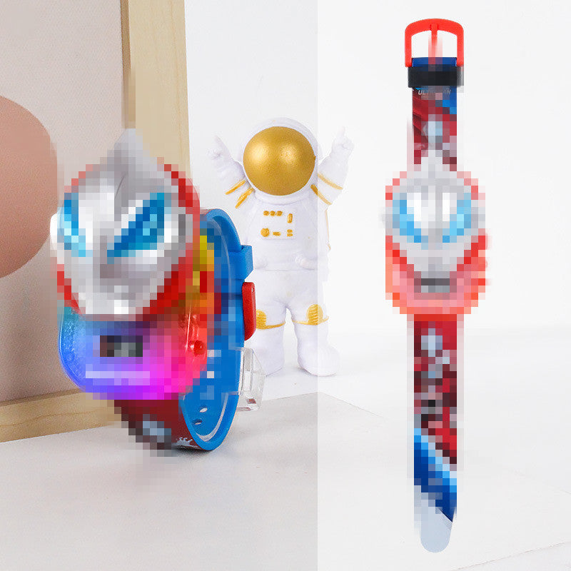 Kids' sliding cover cartoon music electronic watch - toy watch for boys and girls - kuromi style gift