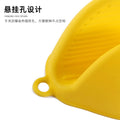 Heat-resistant oven mitts, kitchen utensil tongs, silicone non-slip baking oven microwave plate grippers, 27g