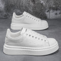 Mcqueen men's shoes: autumn niche design, versatile casual skate shoes, trendy brand, high-end athletic thick-soled white sneakers